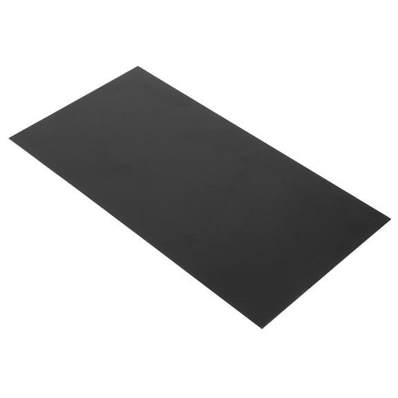 LOLIPPYY Black Plastic Sheet 12 x 24 Inches for Crafts, Versatile Model Panel Ideal for Home Decor Projects