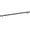 Matte Nickel / Matte Black, variant on Alno D2801-24-MN Vita Bella 24" Center To Center Euro Modern Smooth Bar Appliance Handle /
