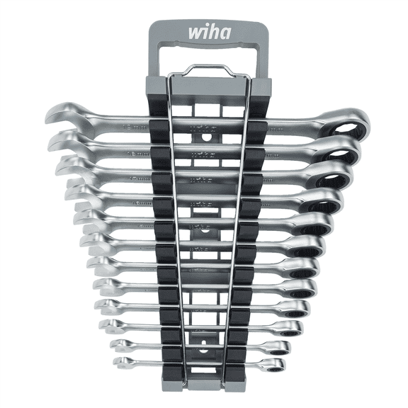 Wiha Tools 12 Piece Combination Ratchet Wrench Set - Metric