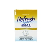 Refresh Optive Mega-3 Lubricant Eye Drops, 0.01 fl oz (0.4ml)