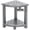 Gray, variant on NALONE Corner Shower Stool, HDPE Shower Bench for Inside Shower, Small Shower Chair Seat for Shaving Legs with Storage Shelf, Soap Box and Adjustable Feet (White)