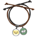 thumbnail image 1 of Pulsera Cuerda Mano Unbranded Negro Rojo Fresa, 1 of 2