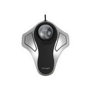 Kensington Optical Orbit Trackball Mouse, Two-Button, Black/Silver