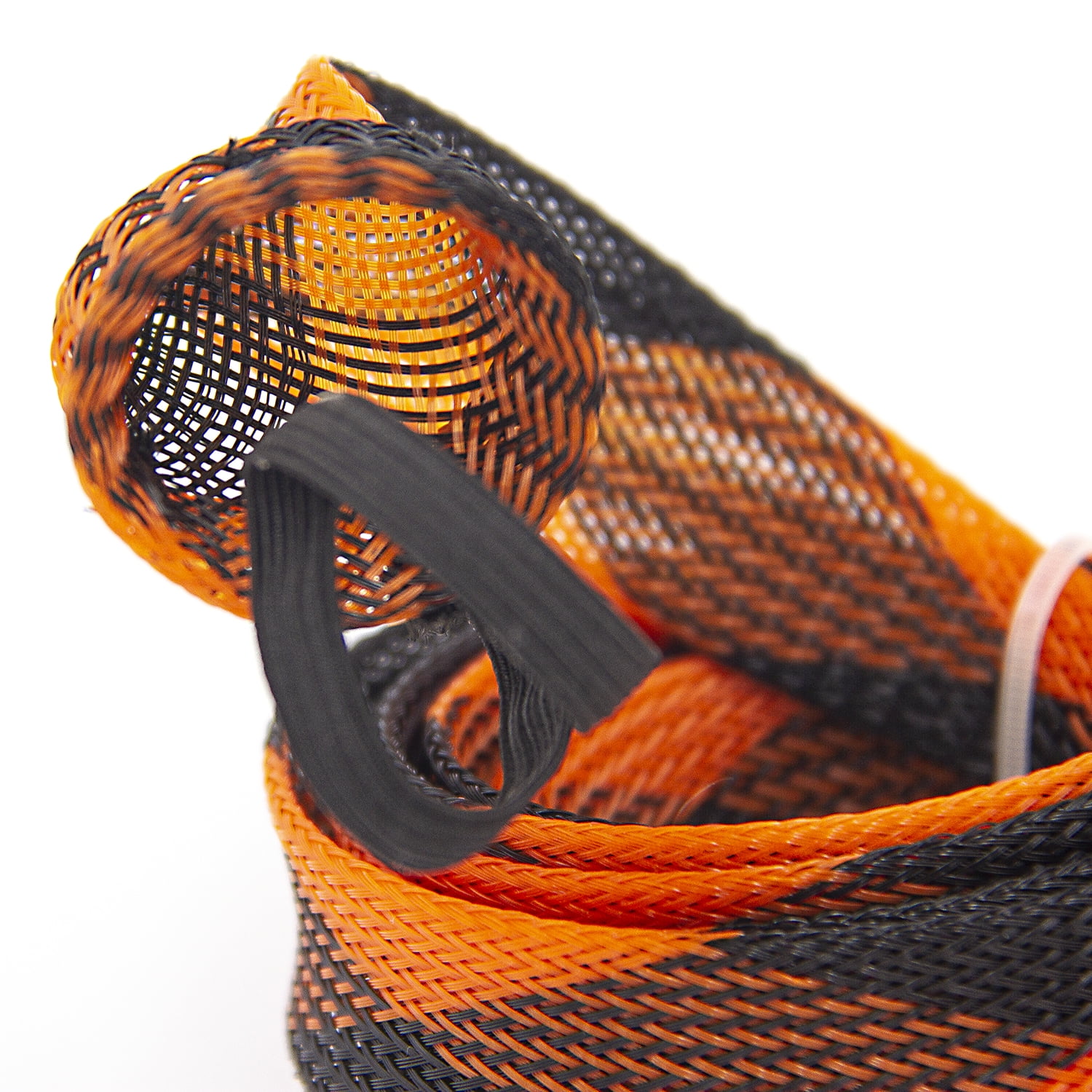 Ozark Trail Baitcast Fishing Rod Sock Cover, Orange and Black