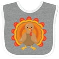 thumbnail image 3 of Inktastic Thanksgiving Turkey Boys or Girls Baby Bib, 3 of 4
