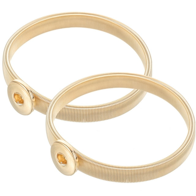 2 Pcs Bracelets Élastiques pour Hommes Manches Jarretières Porte-Chemises