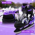 thumbnail image 5 of JZY Comfortable Kids Ice Skates with Breathable Fabric,Adjustable & Smooth Gliding for Boys & Girls (Ages 3-12),Perfect for Indoor and Outdoor Skating, 5 of 7