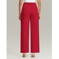 thumbnail image 3 of Womens Dress Pants Wide Leg Stretchy Work Pants Women High Waisted Business Casual Trousers Slacks with Pockets, 3 of 8