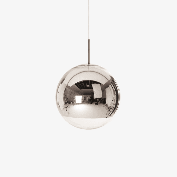 Sphere Pendant Chome (16" Dia)