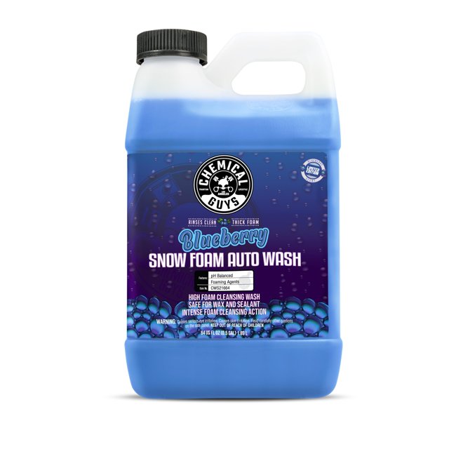 Jabón para lavado de autos Chemical Guys Blueberry Snow Foam, 1,9 L