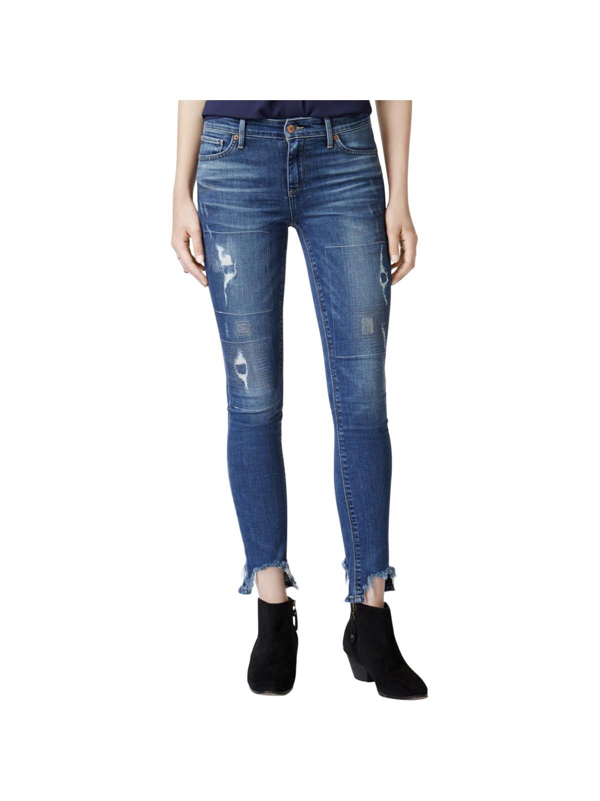 Lucky Brand Womens Ava Ankle Ripped 