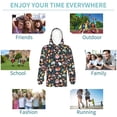 thumbnail image 5 of Disketp Autumn Forest Youth Hoodie Sweatshirt for Boys Girls Kids Pullover Hooded Classic Casual Essentials Hoodie-Large, 5 of 6