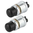 thumbnail image 2 of Engine Start Button, ABS + Aluminium Alloy Pratical Black+Silver  Durable Dust-proof Start Switch, For Car Boat, 2 of 8
