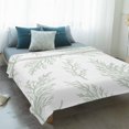 thumbnail image 4 of Spring Green Tree Branches Blanket Soft Cozy Warm Throw Blanket for Couch, Plush Fuzzy Flannel Fleece Blankets for Sofa, Farmhouse Nature Botanical Bed Blankets Lightweight Gifts for Women, 50"x60", 4 of 9