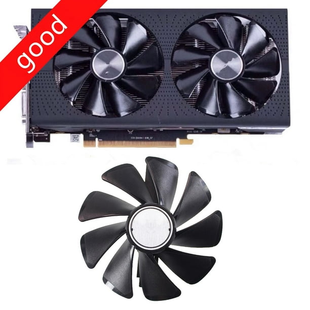 1 pieza CF1015H12D 12V 0.42A 95MM ventilador para zafiro RX 470 480 570 580 590 ventilador de refrigeración de tarjeta gráfica (negro) Hugo ventiladores de refrigeración de la computadora