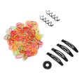 thumbnail image 3 of Lot de 20 outils de tressage de cheveux portables et légers, accessoires pour coiffeurs, femmes et filles, 3 of 4