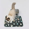thumbnail image 5 of Btomtd 16"x24" Flannel Pet Blanket for Cats Dogs Sleeping Mat Small Medium Sized Cozy Bed Blanket Soft Throw Blanket, Gray, 5 of 6