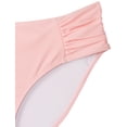 thumbnail image 7 of Ocean Blues Women's Full Coverage Bikini Bottom Mid Rise Ruched Sides Swim Bottoms, 7 of 7
