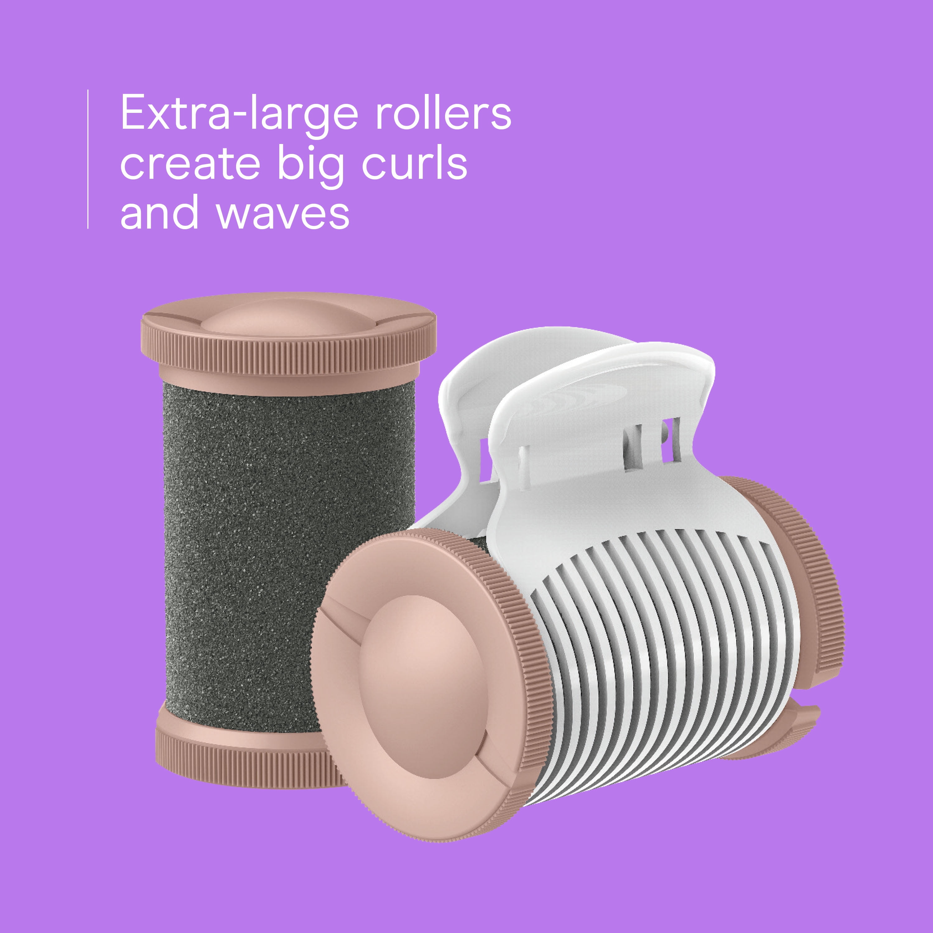 Conair Xtreme Big Curls Hot Rollers, 12 Jumbo Rollers and Super Clips