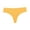 Orange, variant on Women's Seamless Thong Panties, Plus Size Invisible G-String, Breathable Low Waist Sports Underwear