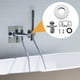 thumbnail image 3 of Adaptador de ducha para el ángulo del grifo de la bañera ajustable de la bañera de montaje del grifo del grifo, 3 of 7