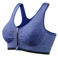 thumbnail image 6 of LELINTA Women's Sports Bra High Impact Support Mesh Racerback Workout Bras with Removable Pads Yoga Bras, 6 of 7
