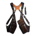 thumbnail image 1 of And Multiple For Men Shoulder Harness Buckle Bag Pockets Men Different-shape Durable Stylish Harness Underarm Skin-friendly Shoulder Phone Black Dark Brown, 1 of 9