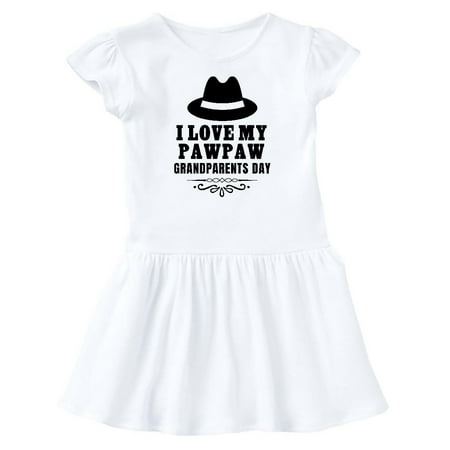 

Inktastic Grandparents Day I Love My Pawpaw Gift Baby Girl Dress
