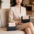 thumbnail image 4 of Women's Small Wallet Leather Zipper Wallet, Compact Bifold ID Card Holder with Multiple Card Slots, Slim Lightweight Coin Purse for Women, 4 of 4