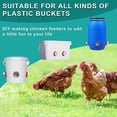 thumbnail image 5 of Port Chicken Feeder, Automatic Hen Feeder, Diy Gravity Poultry Feeder Kit, 5 of 5