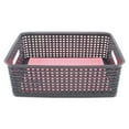 thumbnail image 4 of Advantus Weave Bins 13 7/8 x 10 1/2 x 4 3/4 Plastic Black 2 Bins 40327, 4 of 4