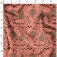 thumbnail image 3 of Soimoi Cotton Satin Spandex Orange Fabric By the Yard - 54 Inch Wide - Ikat Fabric - Elegant and Traditional Patterns for Stylish Creations Printed Fabric, 3 of 6
