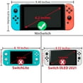 thumbnail image 2 of Nintendo Switch Screen Protector, TJS [Tempered Glass] [2-Piece] [Works While Docking] - 0.3mm Thickness/Bubble Free/Ultra Clear/9H Hardness/Anti-Scratch/Shatterproof/Anti-Fingerprint, 2 of 8