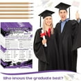 thumbnail image 3 of 50 Pcs Graduation Party Decorations 2022 Who Knows The Graduate Best Game Cards Congrats Grad Graduation Party Decor Par, 3 of 7
