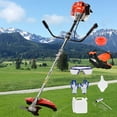 thumbnail image 2 of Seipouy Gas Powe Weed Wacker, 52cc 2-Stroke Gas Weed Eater, 2 in 1 Backpack String/Grass Trimmer, 2.2KW/8500rpm High Power Brush Cutter, Multi-Functional Trimming Tool for Garden, Yard, Lawn, 2 of 8