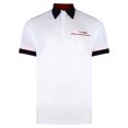 thumbnail image 1 of Gabicci Contrasting Collar & Cuff Patterned Jersey Polo Shirt, 1 of 1