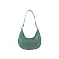 thumbnail image 4 of Bolsa de hombro de mujer con diamantes de imitación a la moda de axila de cuero femenino brillante de media luna Ehuebsd Para Estrenar, 4 of 9