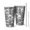 Black and White, variant on 16oz Tumblers Brown Boho Night Landscape Pattern Stainless Steel Vacuum Insulated Double Wall Travel Tumbler Cups Mug with Lid and Straw,Cleaning Brush for Coffee,Tea