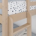 thumbnail image 4 of Now Furniture Wooden Twin over Twin Bunk Bed for Kids, Natural, 4 of 6