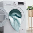 thumbnail image 5 of Clara Clark  All-season Down Alternative Comforter Aqua Light Blue Queen, 5 of 5