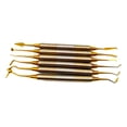 thumbnail image 4 of Espátula de relleno de resina compuesta Yuyangstore Herramienta de cuidado bucal con mango grueso 6 piezas oro, 4 of 8