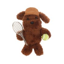 Gaiwos Dog Plush with Tennis Ball 5.3 inches, Adorable Sports Theme Dog Stuffed Animal, Ideal Birthday Gifts for Kids and Dog Lover