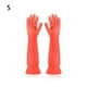 thumbnail image 3 of Kearding 1 par de guantes de limpieza Manopla de Diseño grueso Gran sellado Impermeable Manga larga Cintura Resistencia al desgaste Cocina y Comedor Naranja/S Kearding HA083843-01, 3 of 6
