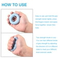 thumbnail image 4 of Uxcell 2.76" 40/50 Lbs Blue Hand Grip Strengthener Hand Grip Ring for Strength Training, 4 of 6