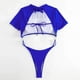 thumbnail image 4 of Trajes de baño de una pieza para mujer, traje de baño de moda para mujer, color sólido, con tanga en la espalda, traje de baño de bikini para mujer, 4 of 5