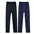 thumbnail image 4 of SYNPOS 2 Pack Girls Cotton Fleece Lined Warm Leggings Stretchy for Winter 2-13 Years, 4 of 13