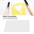 thumbnail image 4 of Rubber  Carving Block, Rectangular Engraving Block Linoleum  Block  Making Kit for Engraving Crafts Printmaking, 4 of 7