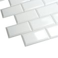 thumbnail image 4 of Panneau Mural 3D en Faux Carreaux PVC Blanc Perle de Dundee Deco, 3,2 Pi X 1,6 Pi, Revêtement Mural de Design Intérieur pour Application Commerciale et Résidentielle, 5 Pi2 Chacun, Lot de 5, 4 of 5