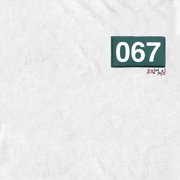 Men's Squid Game 067 Patch Graphic Tee White Large