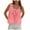 Pink, variant on ZIXKCGDSE Tank Tops Womens Summer Tops Tie Front Lace Button Down Shirt Trendy Clothes Size M